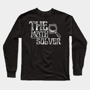 The Math Solver Long Sleeve T-Shirt